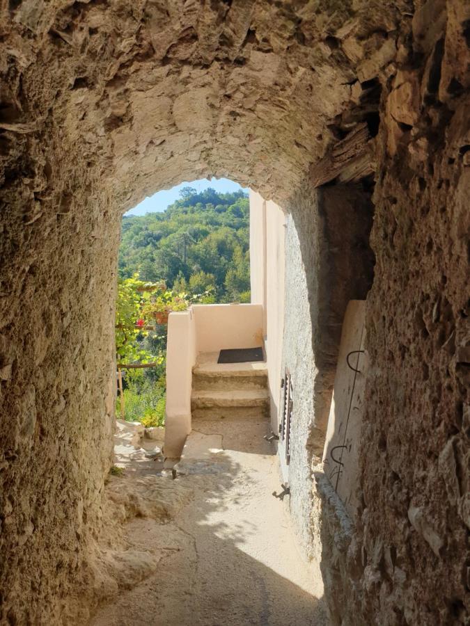 Maison de village avec piscine au-dessus des Cinque Terre Madonna del Trezzo Extérieur photo